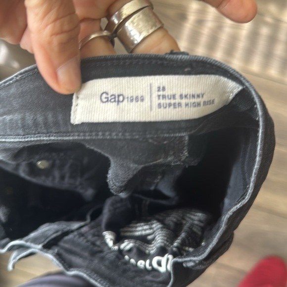 Gap denim true skinny 27 regular free bonus black pair same size - Picture 13 of 14